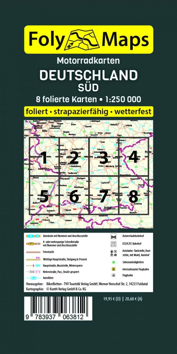 Blattschnitt Folymaps Deutschland